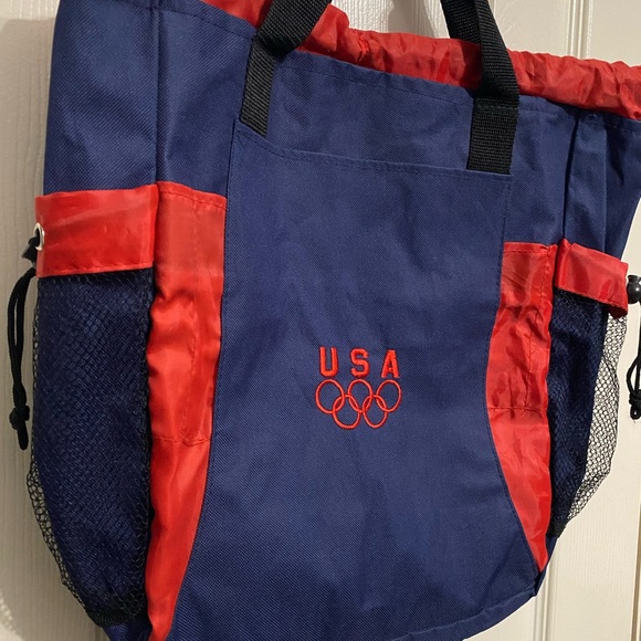 Official USA Olympics Drawstring Backpack Tote - Picture 3 of 4